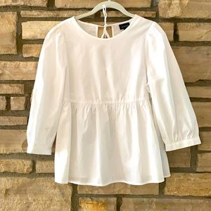 Who What Wear empire waist blouse with back ties